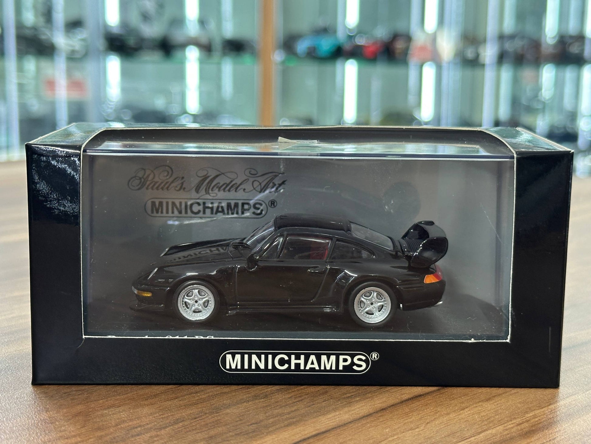 Porsche 911 RS 1995 1:43 Diecast Model – Black – Minichamps