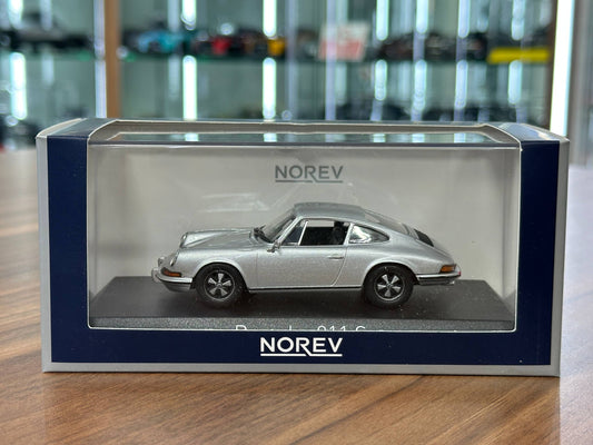 Porsche 911 S (1973) 1:43 Diecast Model – Silver – Norev