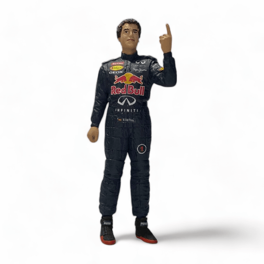 Figure Sebastian Vettel by SF 1/18|Sold in Dturman.com Dubai UAE.