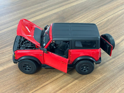 1/18 Diecast Maisto Ford BRONCO WILDTRAK 2021 Red