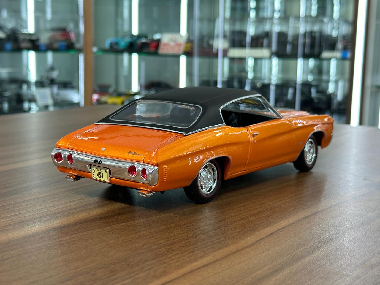 1/18 Diecast Maisto Chevrolet Chevelle SS 454 Sport 1971 in Orange