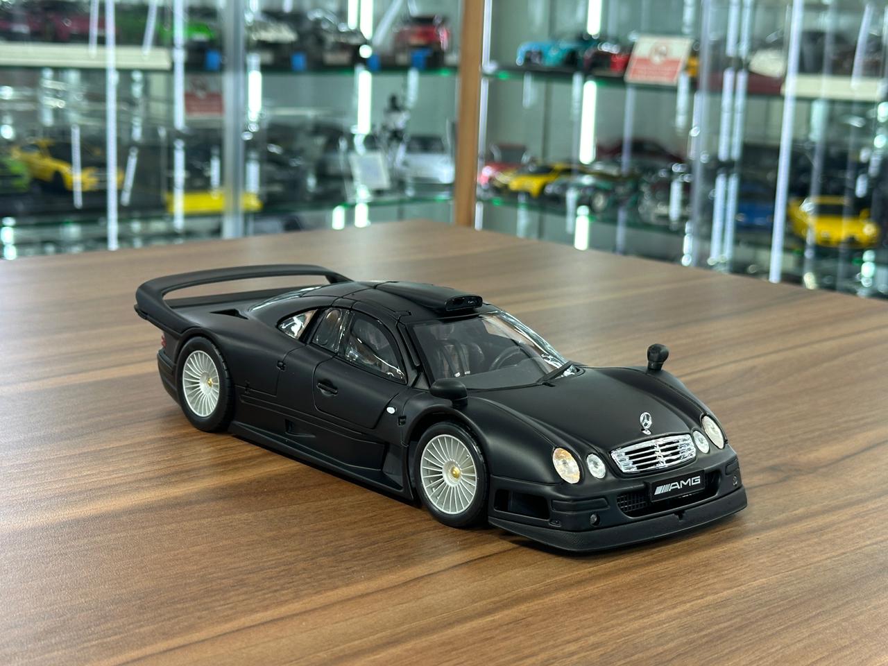 1/18 Diecast Maisto Mercedes Benz CLK GTR ( Street Version) in Matt Black