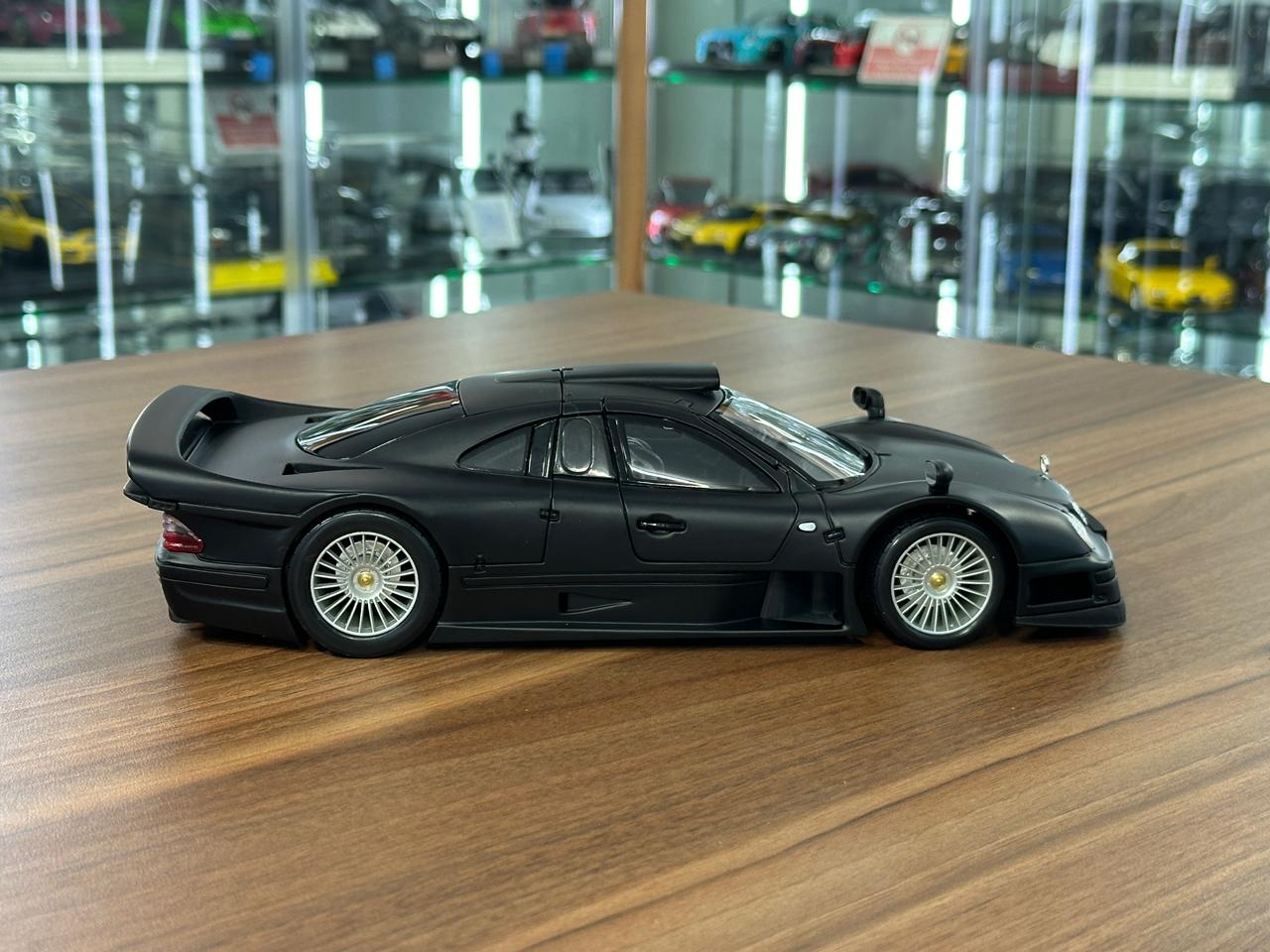 1/18 Diecast Maisto Mercedes Benz CLK GTR ( Street Version) in Matt Black