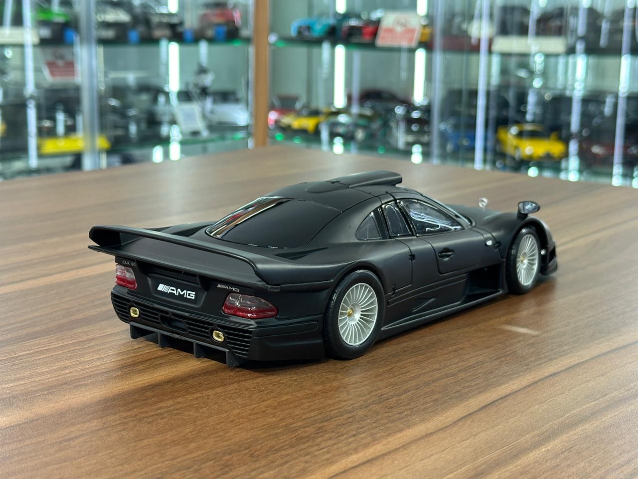 1/18 Diecast Maisto Mercedes Benz CLK GTR ( Street Version) in Matt Black