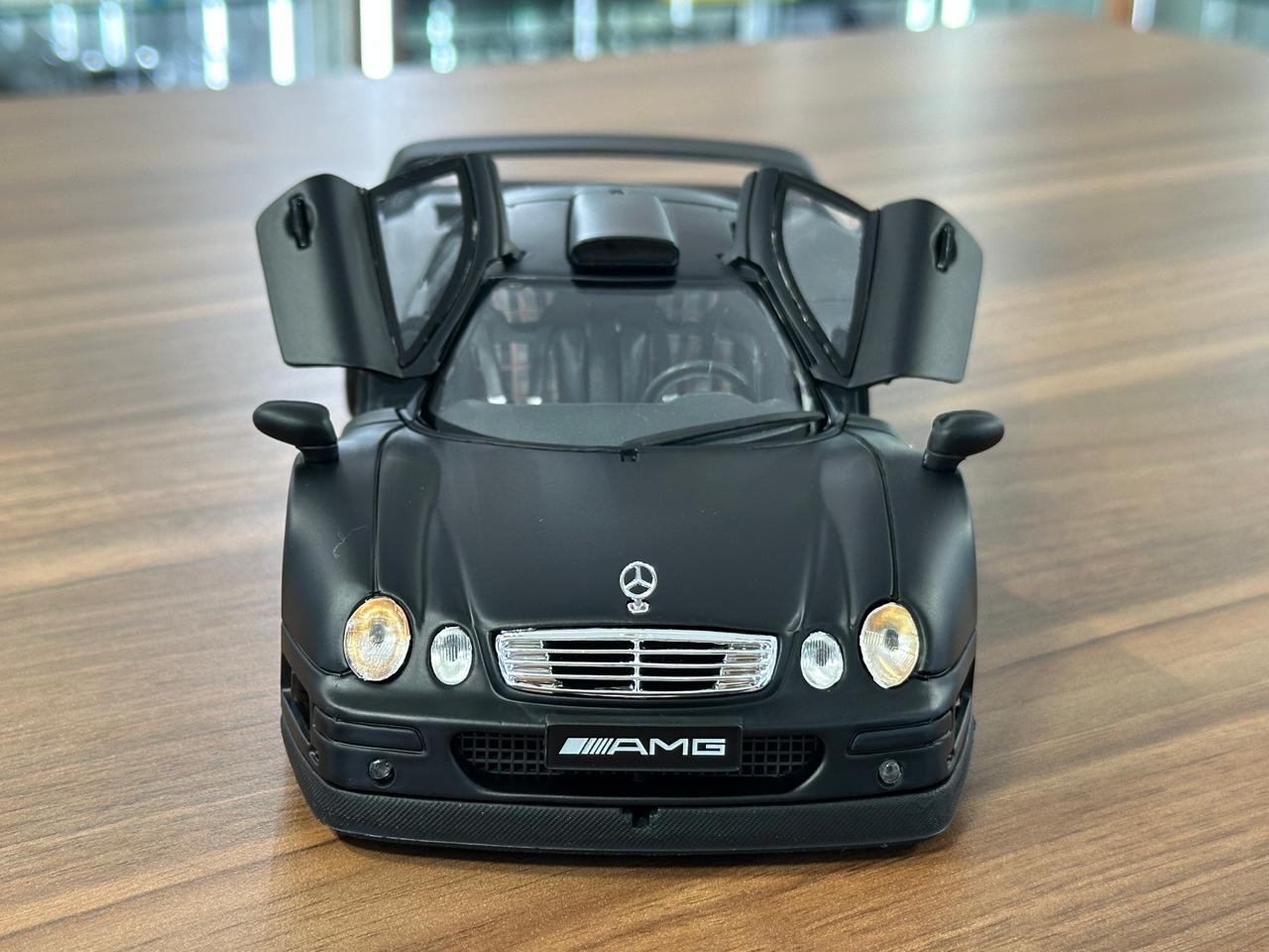 1/18 Diecast Maisto Mercedes Benz CLK GTR ( Street Version) in Matt Black