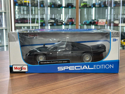 1/18 Diecast Maisto Mercedes Benz CLK GTR ( Street Version) in Matt Black