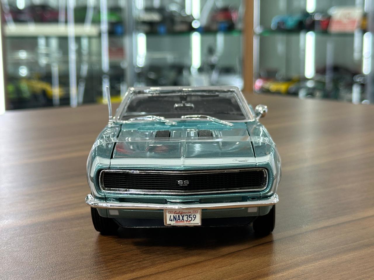 1/18 Diecast Maisto Chevrolet Camaro SS 395 1967 in Blue