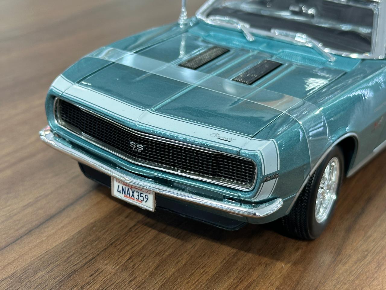 1/18 Diecast Maisto Chevrolet Camaro SS 395 1967 in Blue