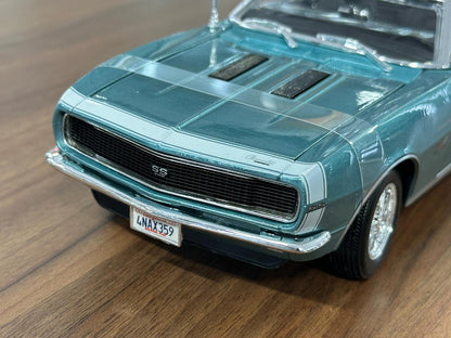 1/18 Diecast Maisto Chevrolet Camaro SS 395 1967 in Blue