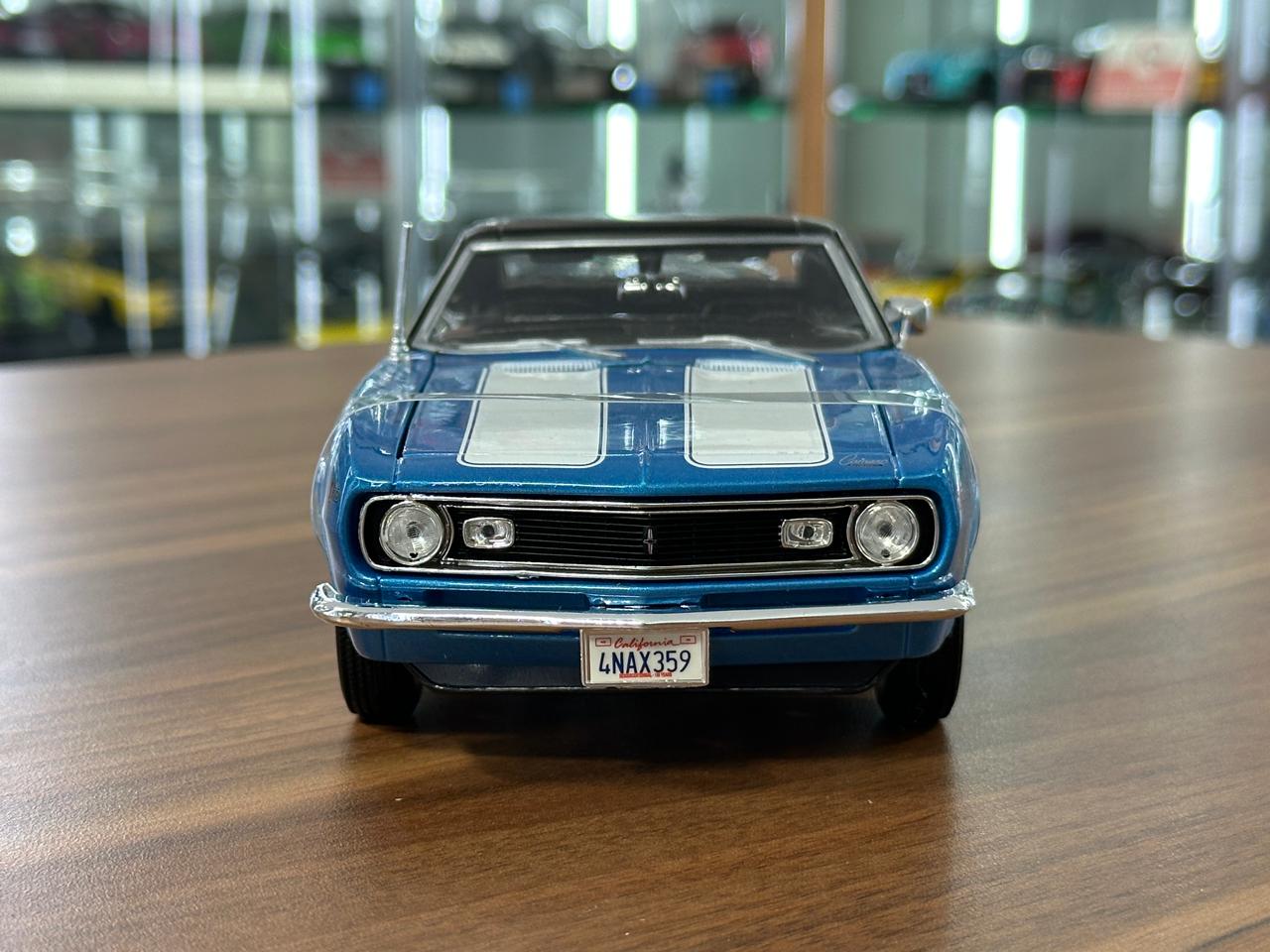 1/18 Diecast Maisto Chevrolet Camaro Z/28 1968 in Blue