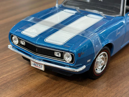 1/18 Diecast Maisto Chevrolet Camaro Z/28 1968 in Blue