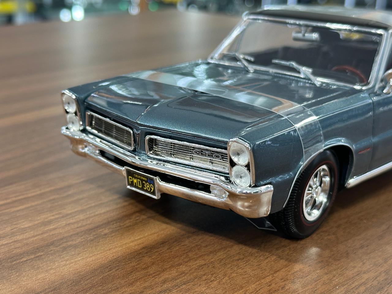 1/18 Diecast Maisto Pontiac GTO 1965 in Blue