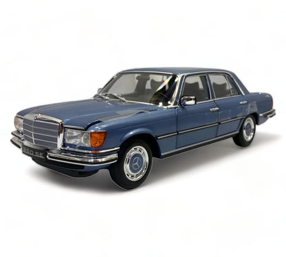 Norev Mercedes-Benz 350 SE Limited Edition 500 - 1/18 Diecast Model, Blue 1973|Sold in Dturman.com Dubai UAE.