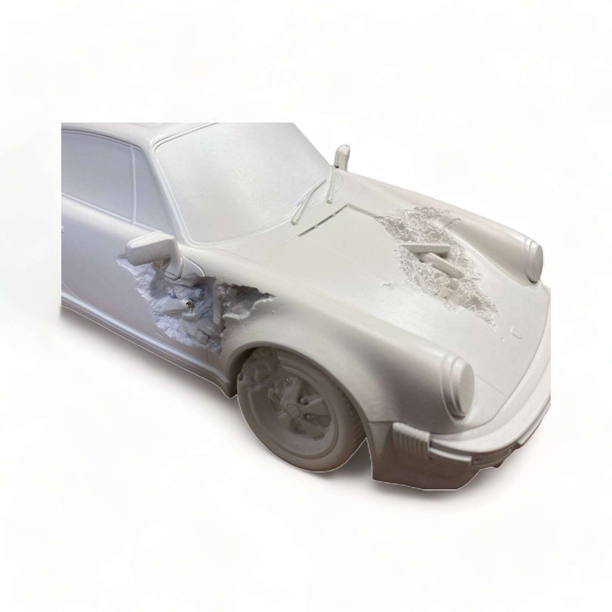 1/12 Arsham Editions Porsche Eroded 911 Turbo 3.3 (930)-1986 Classic White|Sold in Dturman.com Dubai UAE.