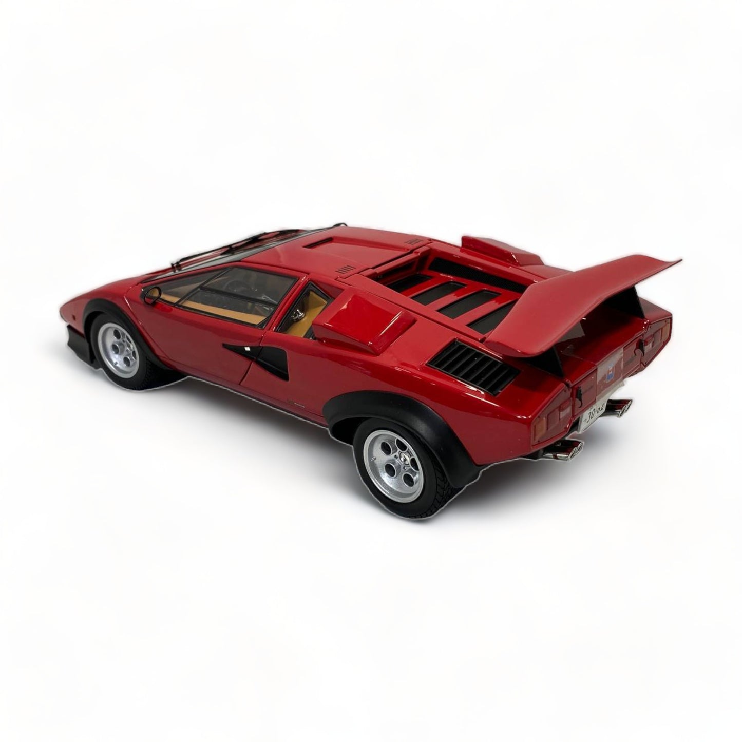 1/18 Diecast Kyosho Lamborghini Countach Walter Wolf Red Scale Model Car