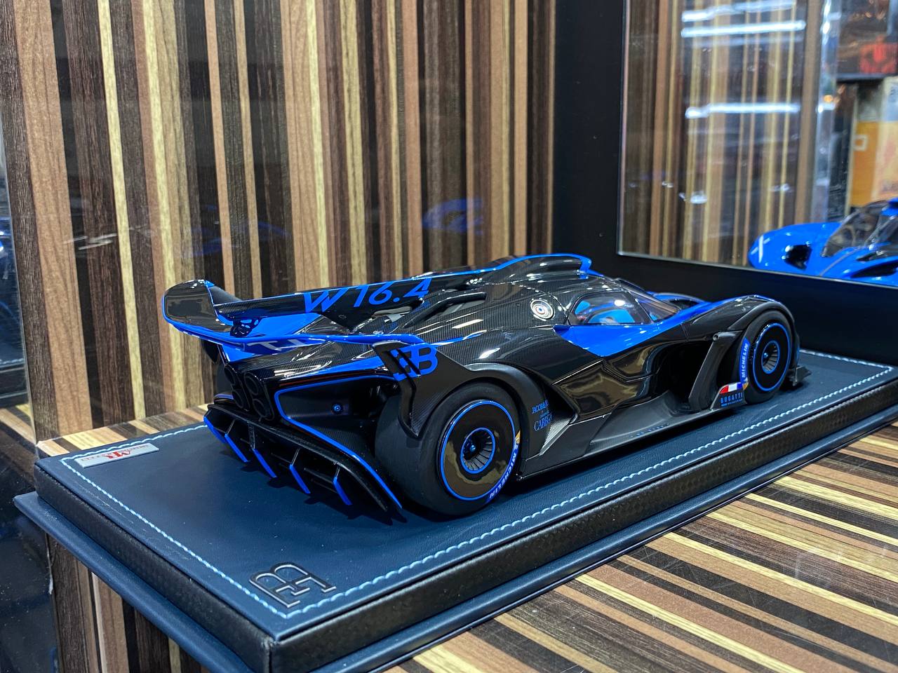 1/18 Resin MR Collection  - Bugatti Bolide in Striking Blue Model Car|Sold in Dturman.com Dubai UAE.