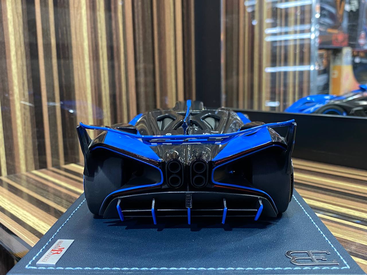 1/18 Resin MR Collection  - Bugatti Bolide in Striking Blue Model Car|Sold in Dturman.com Dubai UAE.