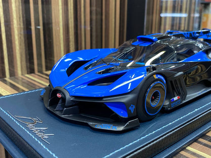 1/18 Resin MR Collection  - Bugatti Bolide in Striking Blue Model Car|Sold in Dturman.com Dubai UAE.