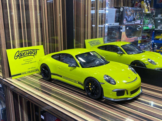 1/12 Minichamps Metal Diecast - Porsche 911 R (991.1) 2016 in Exclusive Acid Green|Sold in Dturman.com Dubai UAE.