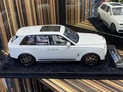 1/18 Henson&Heaven Resin Model - Rolls-Royce Cullinan Limited Edition in Elegant White|Sold in Dturman.com Dubai UAE.