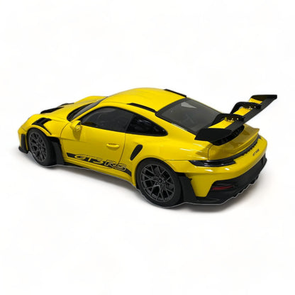 1/18 Norev Metal Diecast - Porsche 911 GT3 RS in Striking Yellow|Sold in Dturman.com Dubai UAE.