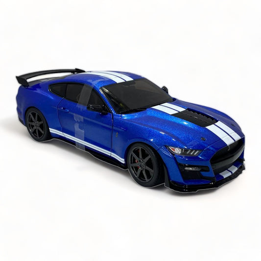 1/18 Solido Metal Diecast - Ford Shelby GT500 (2020) in Striking Blue|Sold in Dturman.com Dubai UAE.
