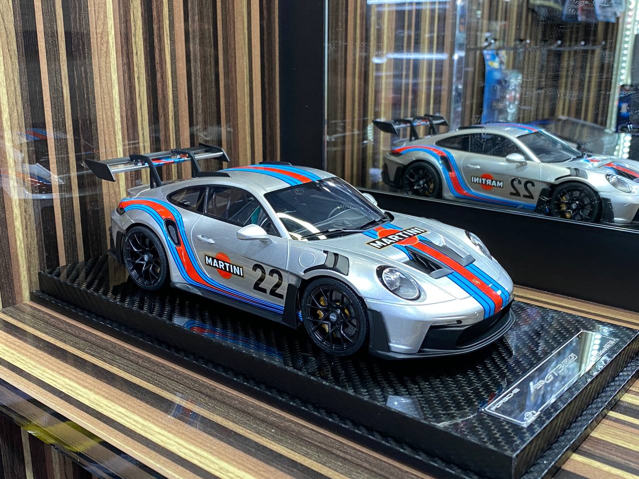 1/18 VIP Models Resin Model - Porsche 911 GT3 RS with Martini Decals, Limited Edition|Sold in Dturman.com Dubai UAE.