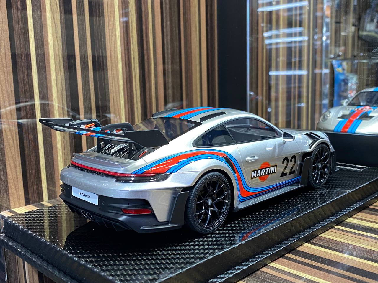 1/18 VIP Models Resin Model - Porsche 911 GT3 RS with Martini Decals, Limited Edition|Sold in Dturman.com Dubai UAE.