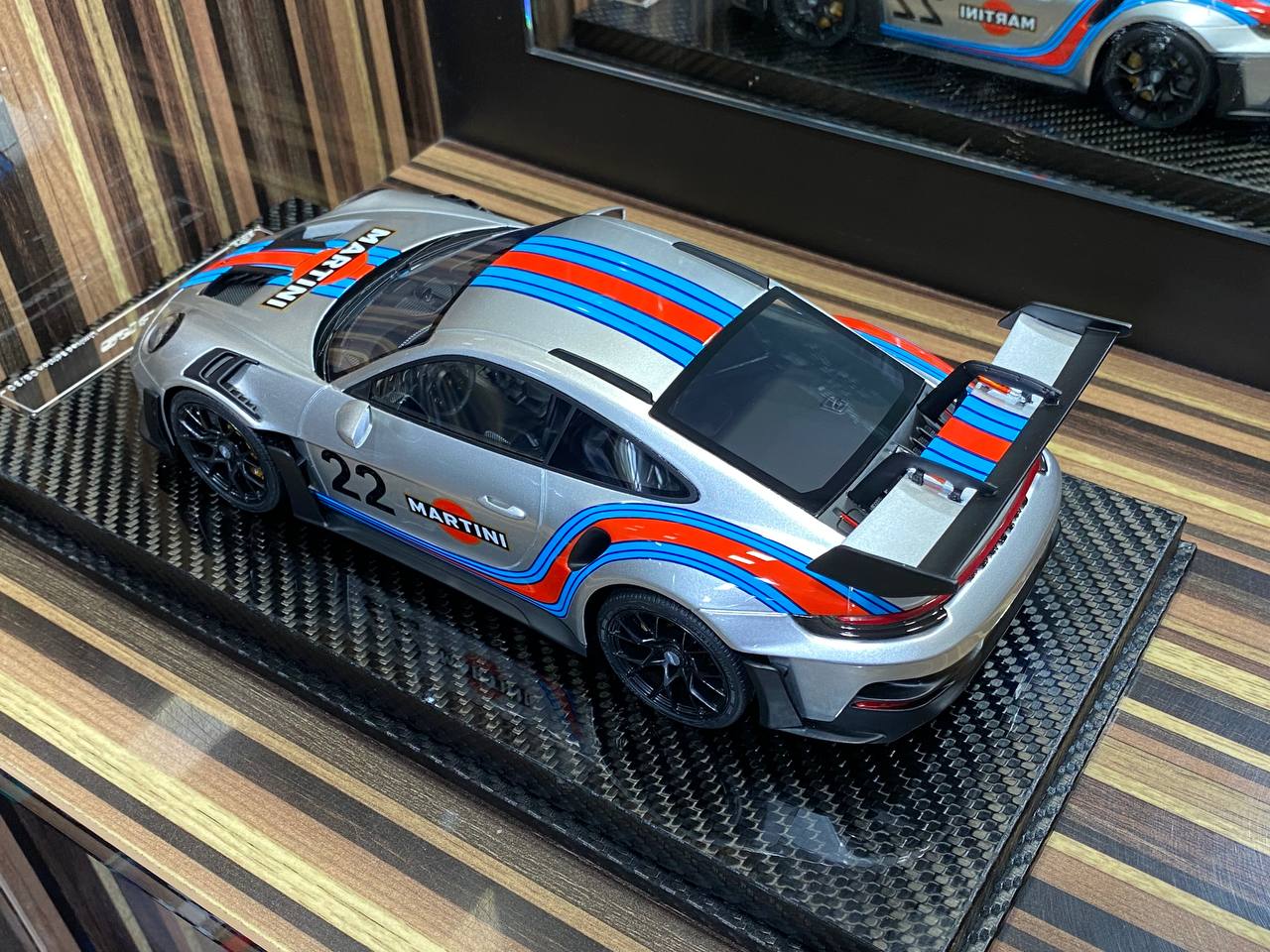 1/18 VIP Models Resin Model - Porsche 911 GT3 RS with Martini Decals, Limited Edition|Sold in Dturman.com Dubai UAE.