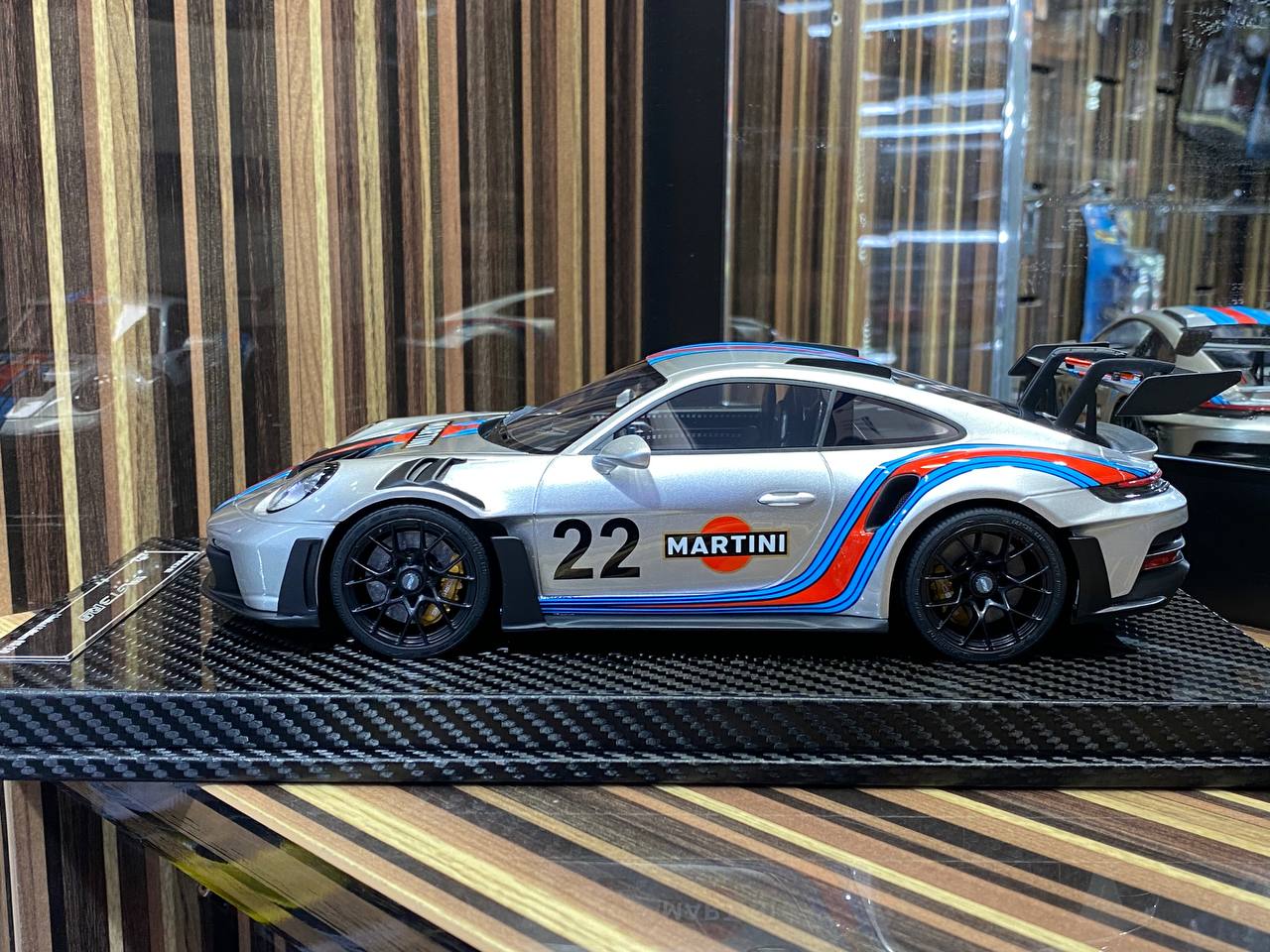 1/18 VIP Models Resin Model - Porsche 911 GT3 RS with Martini Decals, Limited Edition|Sold in Dturman.com Dubai UAE.