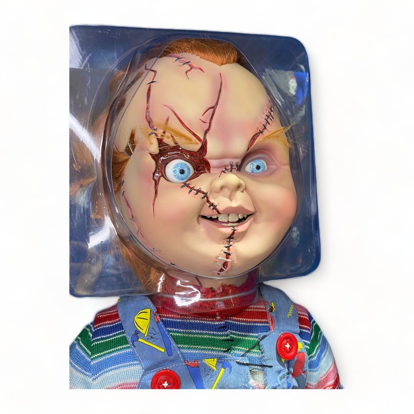 NECA Chucky 1:1 Life-Size Replica - High 80cm, Width 32cm|Sold in Dturman.com Dubai UAE.