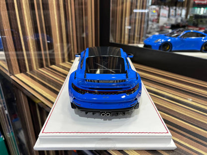 Davis & Giovanni Porsche 911 GT3 (992) 1/18 Resin Model - Blue|Sold in Dturman.com Dubai UAE.