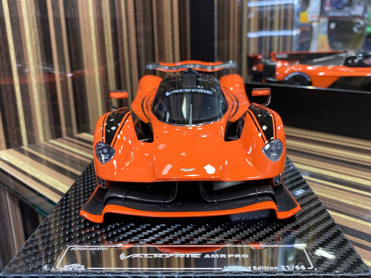 VIP Models Aston Martin Valkyrie AMR Pro - 1/18 Resin Model, Orange, Limited Edition 66|Sold in Dturman.com Dubai UAE.