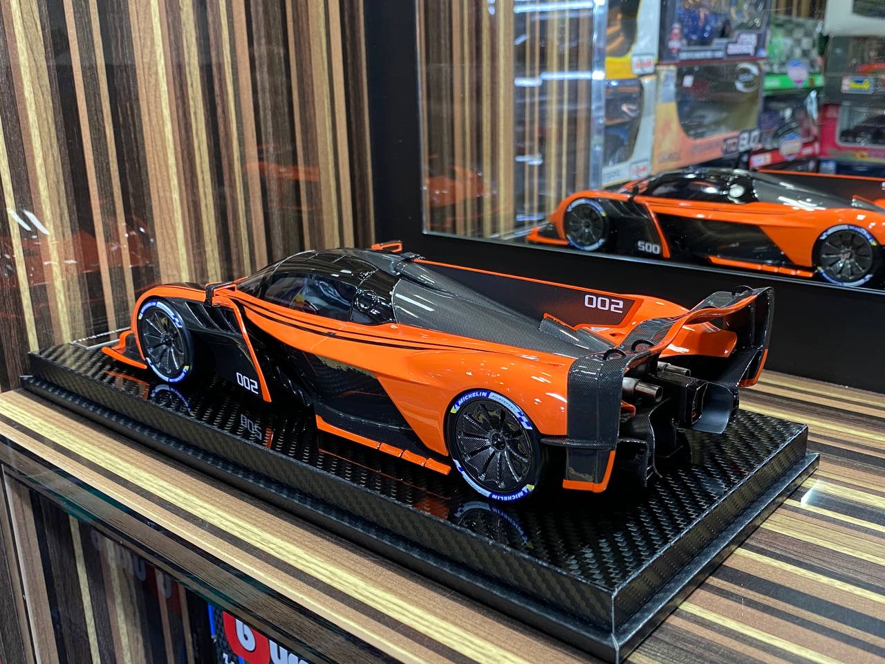 VIP Models Aston Martin Valkyrie AMR Pro - 1/18 Resin Model, Orange, Limited Edition 66|Sold in Dturman.com Dubai UAE.