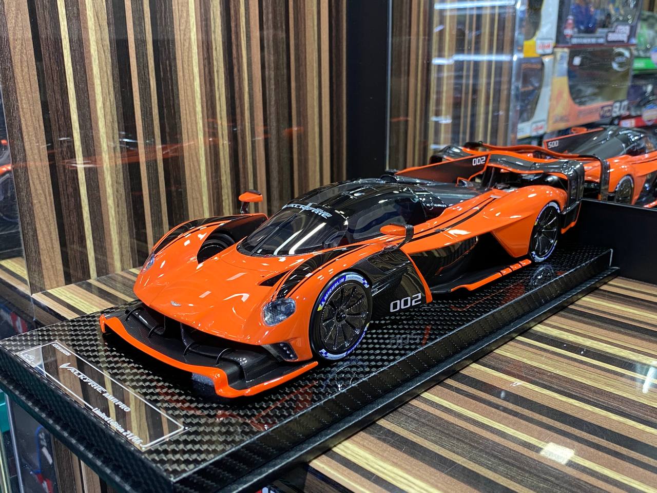 VIP Models Aston Martin Valkyrie AMR Pro - 1/18 Resin Model, Orange, Limited Edition 66|Sold in Dturman.com Dubai UAE.