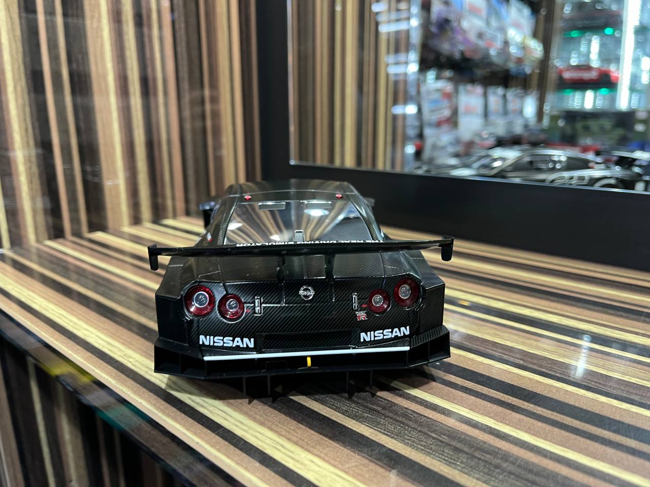 AutoArt Nissan GT-R GT500 Stealth - 1/18 Diecast Model, All Opening - Black Carbon