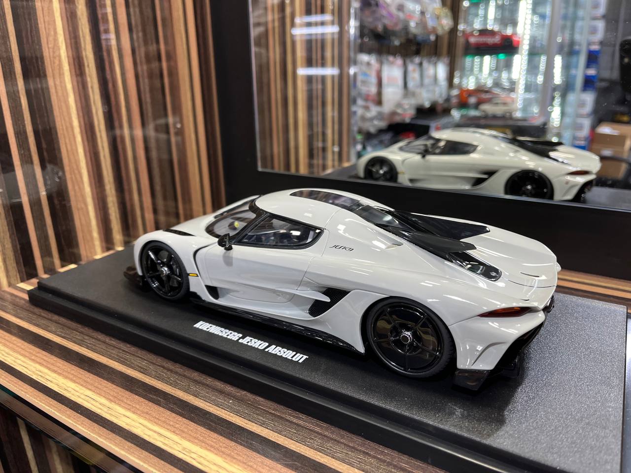 GT Spirit Koenigsegg Jesko Absolut - 1/18 Resin Model, Not Opening - Grey
