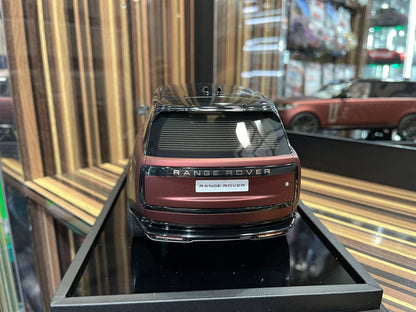 MotorHelix Range Rover - 1/18 Resin Model, No Opening - Matt Dark Red