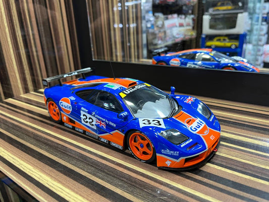 Solido McLaren F1 GTR - 1/18 Diecast Model, Partially Opening - Blue