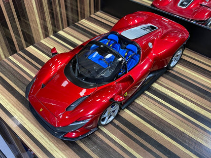 Bburago Ferrari Daytona SP3 - 1/18 Diecast Metal Full Opening, Glossy Red