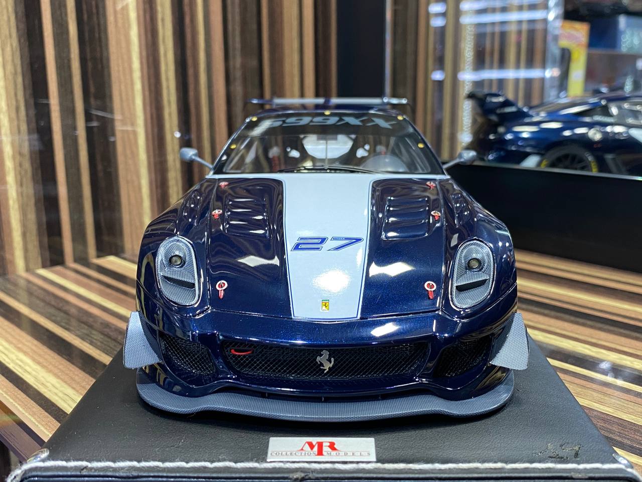 Ferrari 599xx #27 by MR Collection [ 1/18, Blue, Resin]