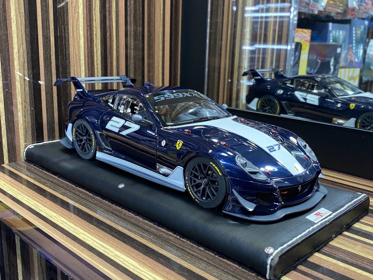 Ferrari 599xx #27 by MR Collection [ 1/18, Blue, Resin]
