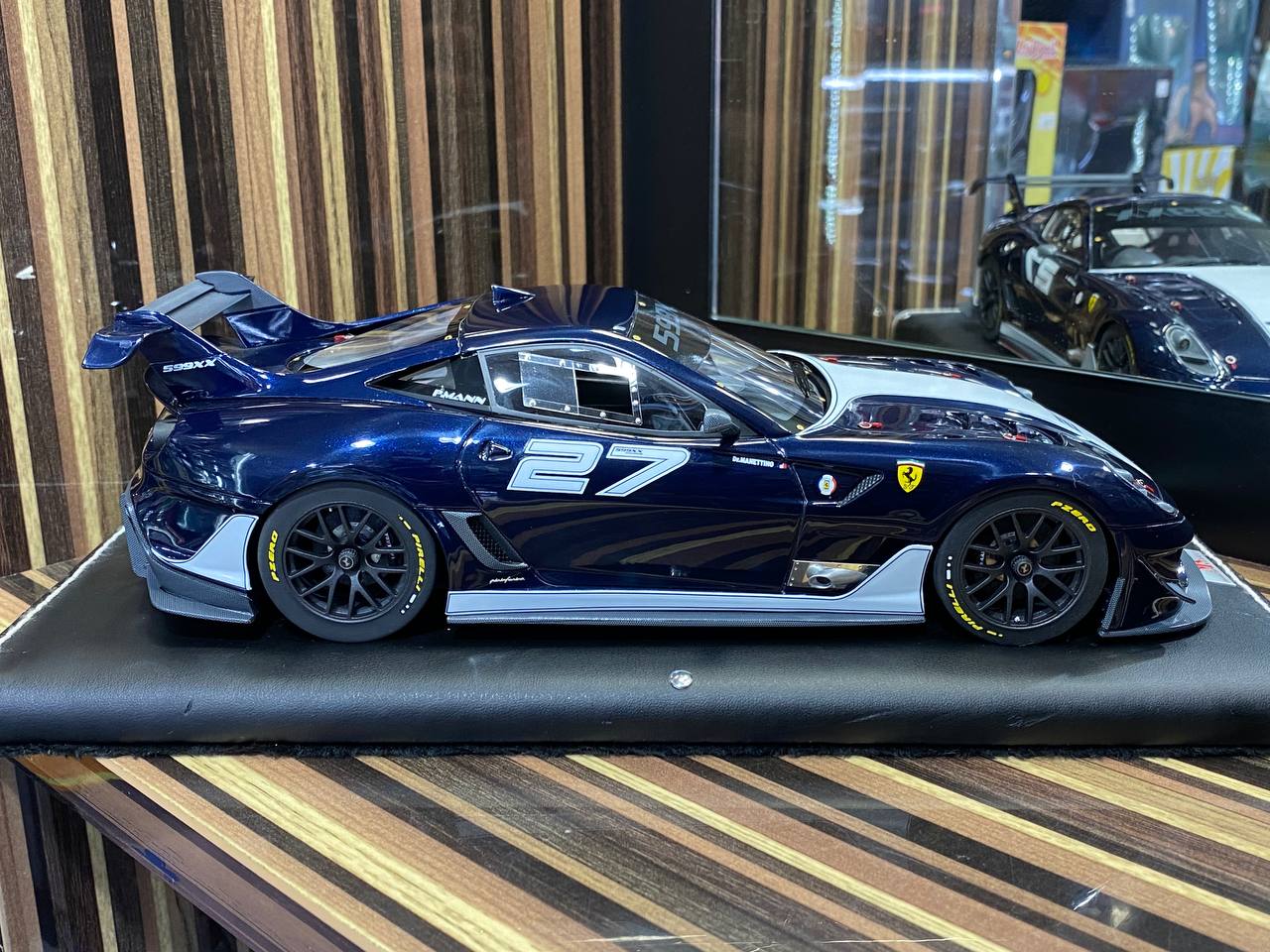 Ferrari 599xx #27 by MR Collection [ 1/18, Blue, Resin]