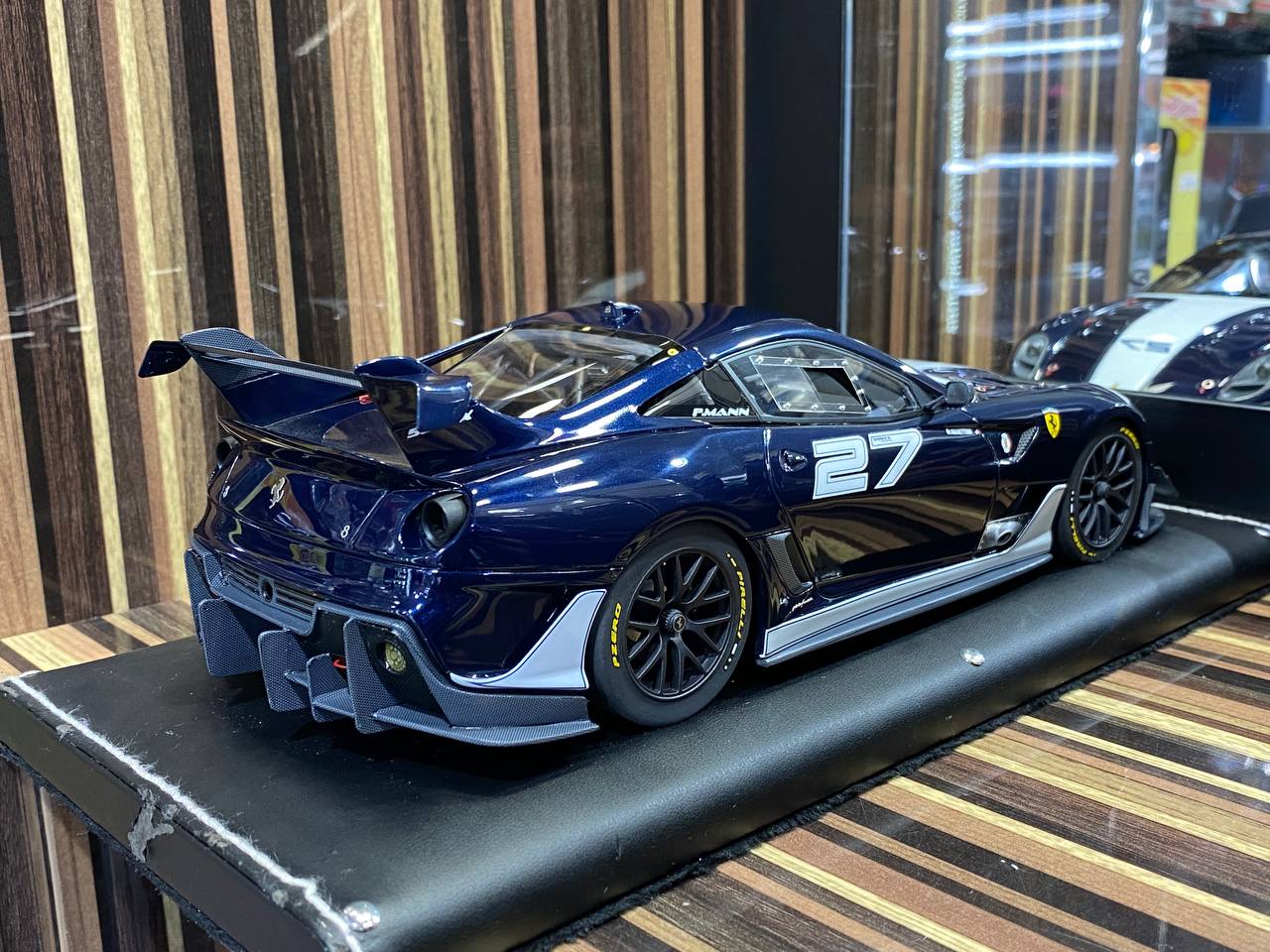 Ferrari 599xx #27 by MR Collection [ 1/18, Blue, Resin]