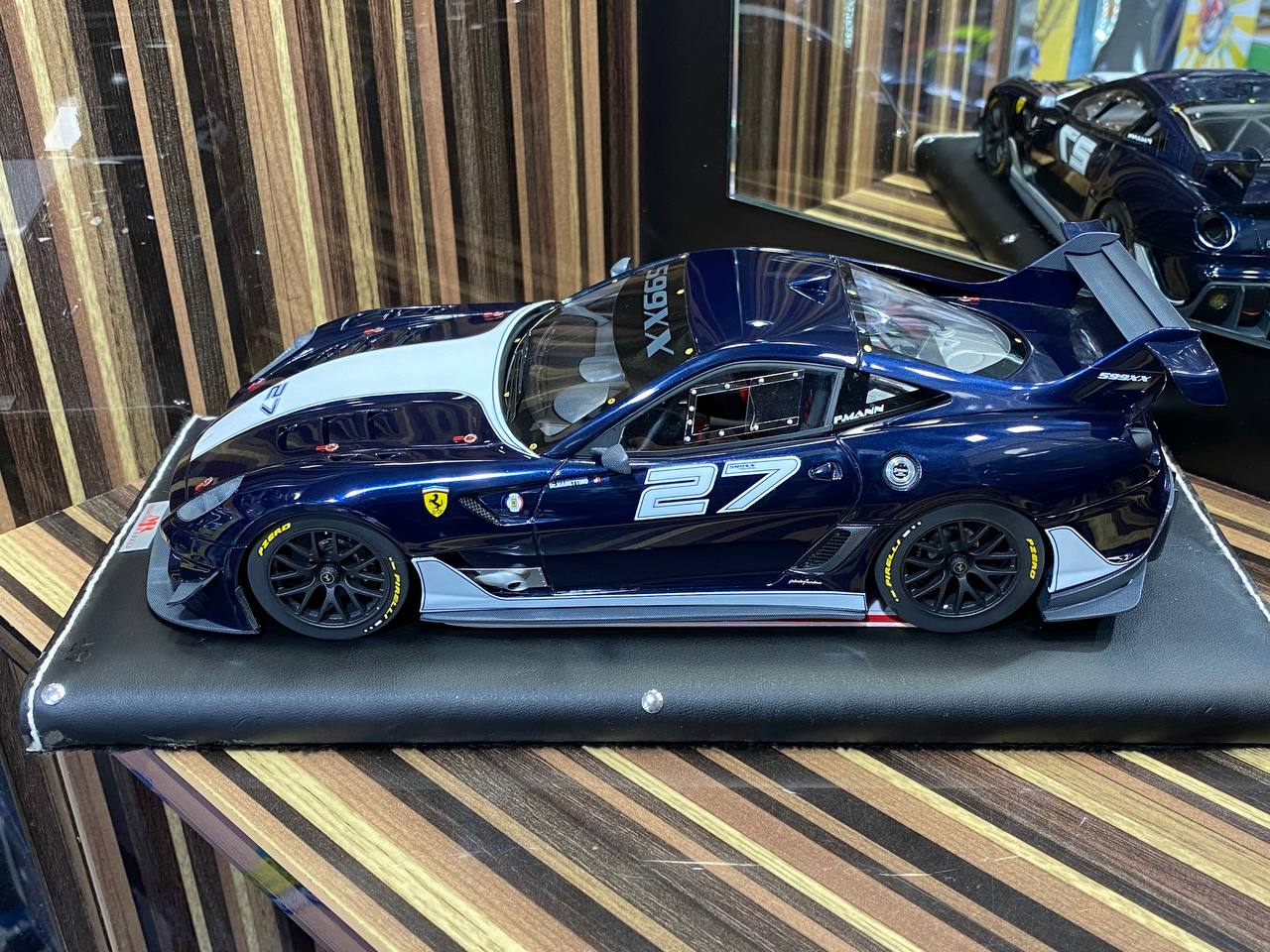 Ferrari 599xx #27 by MR Collection [ 1/18, Blue, Resin]