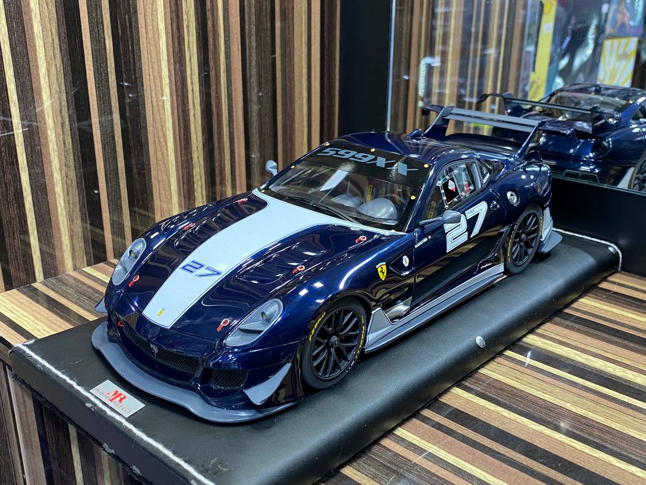 Ferrari 599xx #27 by MR Collection [ 1/18, Blue, Resin]