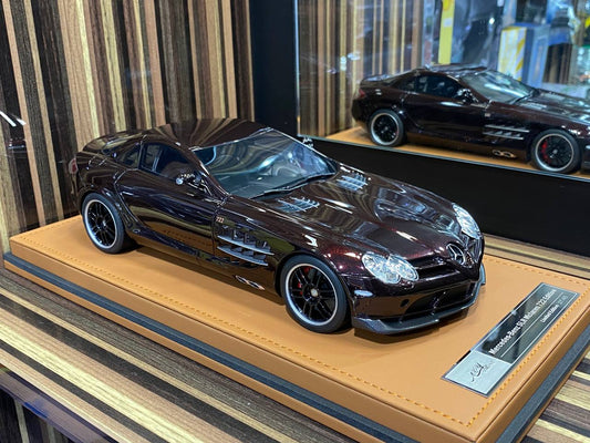 Mercedes Benz SLR Mclaren 722 by Ivy model [ Metallic brown| 1/18 | Resin| Limited Edition]