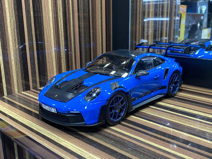 Porsche 911 GT3 RS 2022 by Norev [1/18 Diecast Shark Blue]