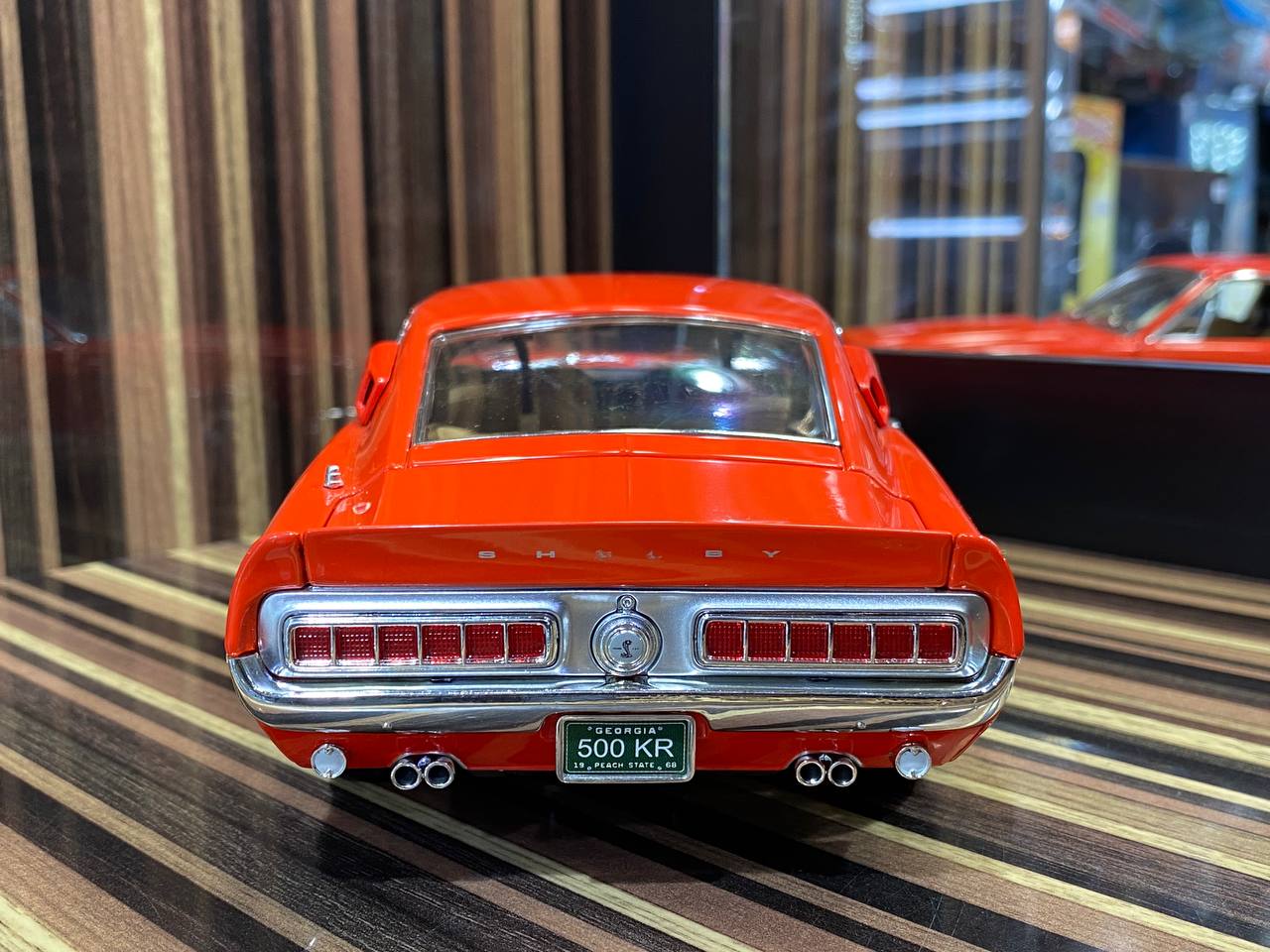ACME Ford Shelby GT500 KR 1968 - 1/18 Diecast, Orange - Paint Rashes P ...