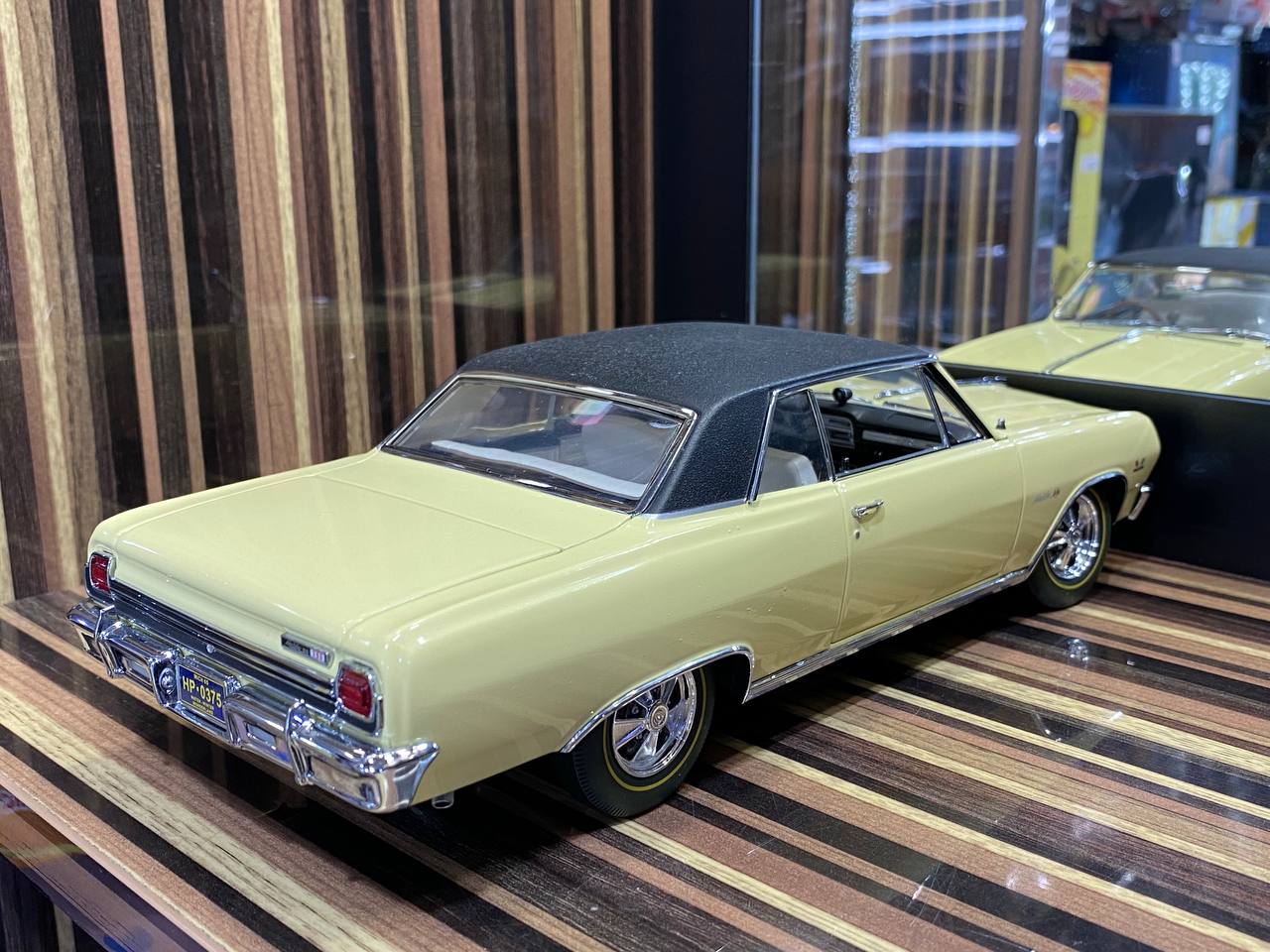ExactDetail Replicas Chevrolet Z16 Malibu SS 396 Turbo Jet 1965 - 1/18 Diecast, Crocus Yellow